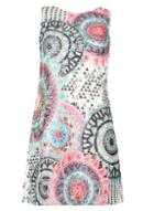 Dorothy Perkins *izabel London White Print Shift Dress