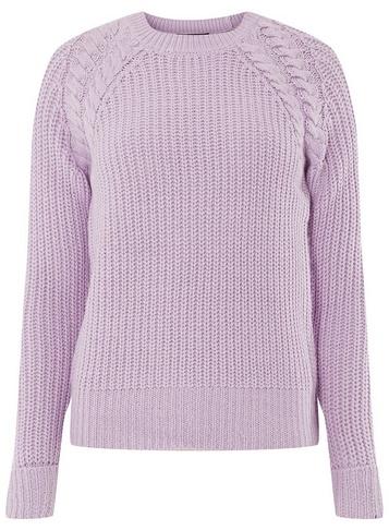 Dorothy Perkins Lilac Cable Shoulder Jumper