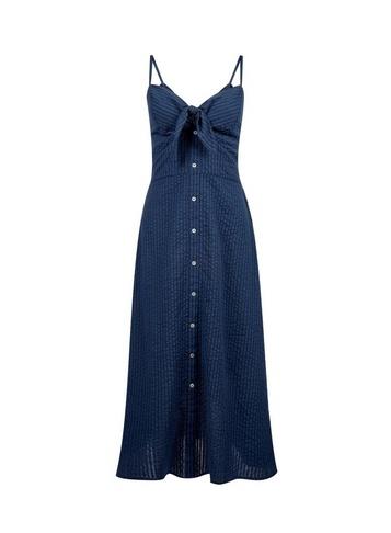 Dorothy Perkins Navy Tie Front Dress
