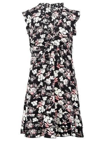 *izabel London Multi Colour Floral Print Tie Waist Dress