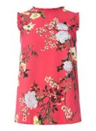 Dorothy Perkins Pink Floral Sleeveless Top