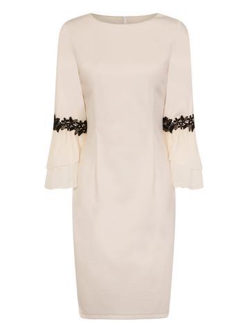 Dorothy Perkins * Paper Dolls Cream And Black Lace Dress