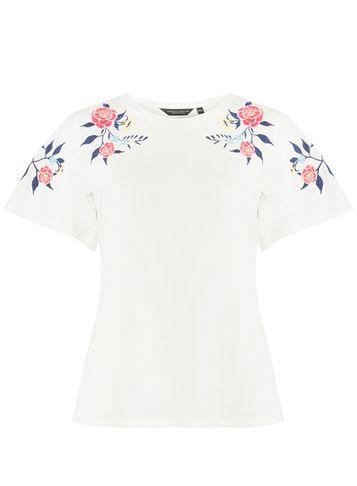 Dorothy Perkins White Embroidered Top