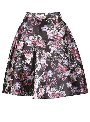 Dorothy Perkins *izabel London Black Zip Skirt