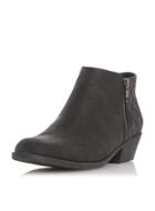 Dorothy Perkins *head Over Heels Quilted Back Zip Ankle Boots