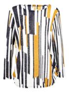 Dorothy Perkins *izabel London Abstract Striped Top