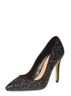 Dorothy Perkins Navy Glitter 'emie' Pointed Court Shoes