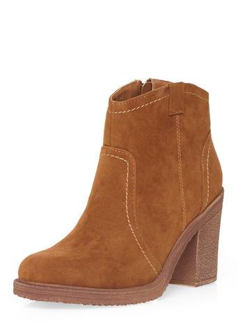 Dorothy Perkins Tan 'nelly' Block Heel Boots