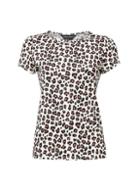Dorothy Perkins Pink Leopard Print Short Sleeve Crew Neck T-shirt