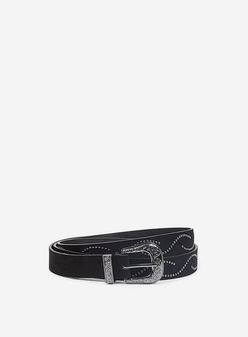 Dorothy Perkins Black Curve Stud Western Belt