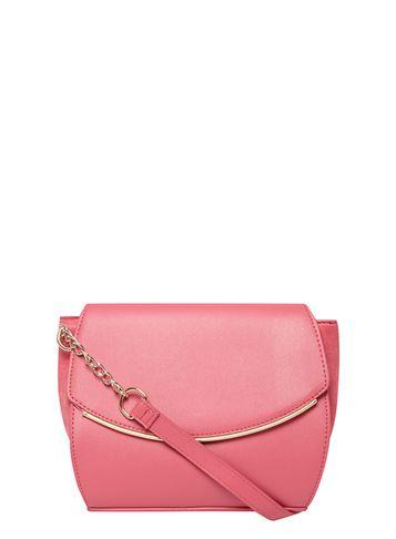 Dorothy Perkins Pink Curve Cross Body Bag