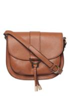 Dorothy Perkins Tan U Bar Saddle Crossbody Bag