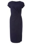 Dorothy Perkins *lily & Franc Navy Manipulated Wrap Dress