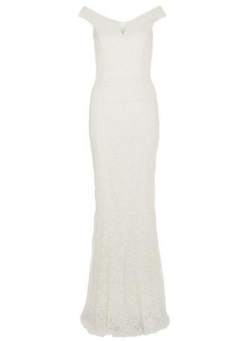 Dorothy Perkins *quiz Bridal Sequin Maxi Dress