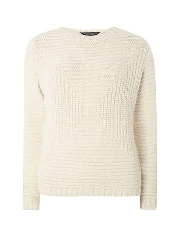 Dorothy Perkins Ivory Macaroni Rib Jumper