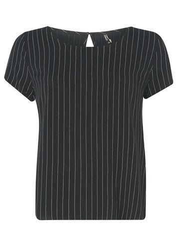 Dorothy Perkins *only Black And White Stripe Top