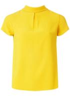 Dorothy Perkins Petite Ochre Roll Neck T-shirt
