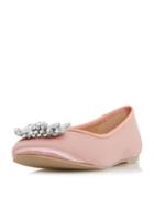 Dorothy Perkins *head Over Heels By Dune Pink 'hiya' Flat Shoes