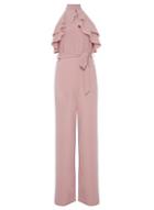 Dorothy Perkins *quiz Blush Pink Crepe Jumpsuit