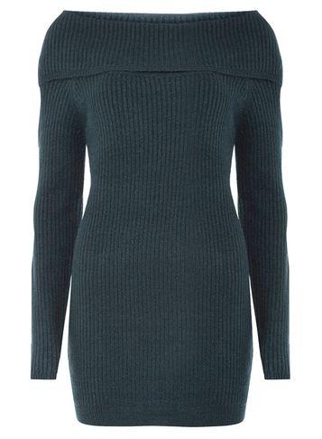 Dorothy Perkins Mallard Bardot Longline Jumper