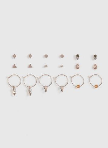 Dorothy Perkins Rose Gold Earring Multi Pack