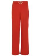 Dorothy Perkins *quiz Rust Gold Buckle Trousers