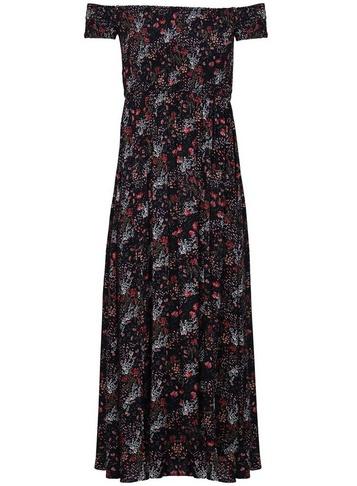 *izabel London Navy Floral Print Maxi Dress