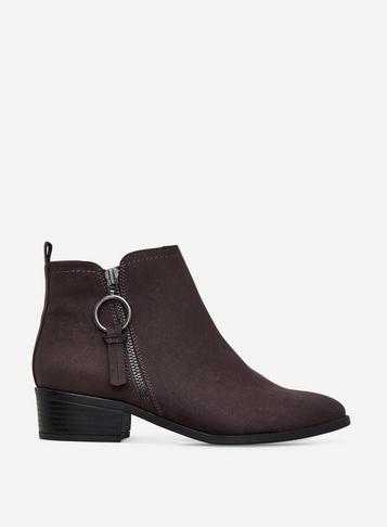 Dorothy Perkins Brown 'mynor' Side Zip Boots
