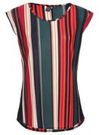Dorothy Perkins *izabel London Red Stripe Shell T-shirt