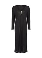 Dorothy Perkins Black Mesh Longline Button Cardigan