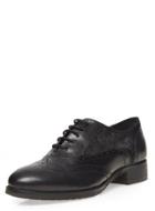 Dorothy Perkins *ravel Black Leather Brogues