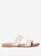 Dorothy Perkins Wide Fit Blush Comfort 'farrel' Sandals