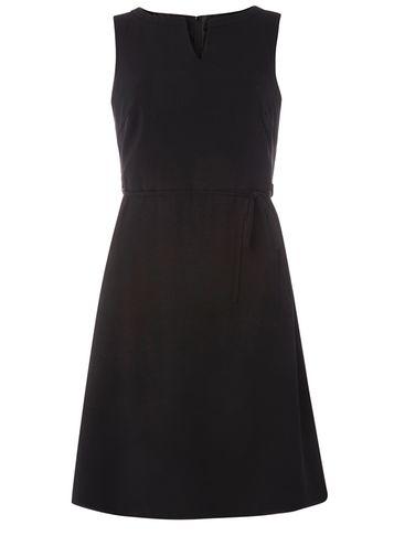 Dorothy Perkins *tall Black Skinny Belt Dress