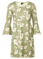 *izabel London Green Flared Shift Dress