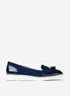 Dorothy Perkins Navy Microfibre Lorretta Loafers