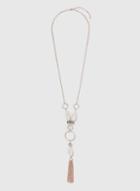 Dorothy Perkins Resin And Tassel Necklace