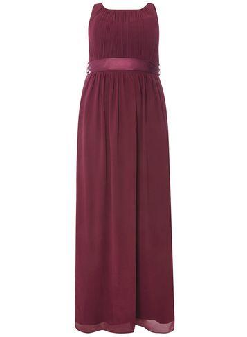 Dorothy Perkins *showcase Curve Blackcurrant 'natalie' Maxi Dress