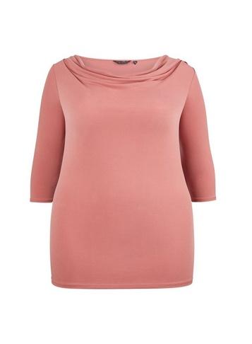 Dorothy Perkins *dp Curve Pink Cowl Neck Top