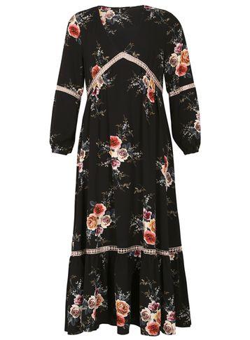 Dorothy Perkins *izabel London Black V-neck Dress