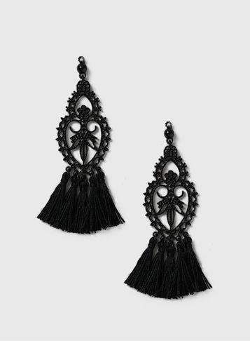 Dorothy Perkins Filigree And Tassel Earrings