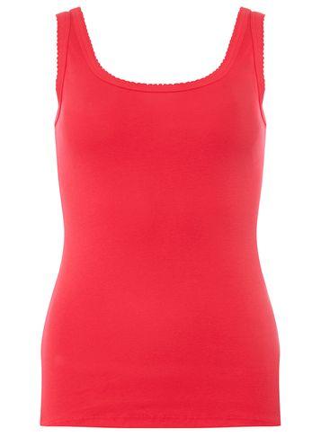 Dorothy Perkins Pink Pique Trim Vest
