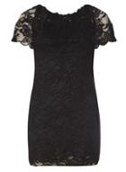 Dorothy Perkins *feverfish Black Lace Dress