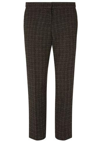 Dorothy Perkins Petite Monochrome Grid Ankle Grazer Trousers