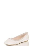 Dorothy Perkins *quiz White Lace Diamante Pumps