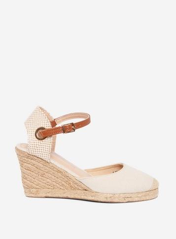 Dorothy Perkins Cream 'raya' Espadrille Wedges