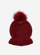 Dorothy Perkins Red Pom Pom Hat