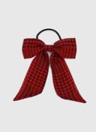 Dorothy Perkins Red Dogtooth Hair Bow