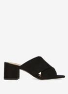 Dorothy Perkins Black Sophie Cross Over Mules