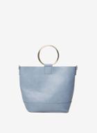 Dorothy Perkins Blue Mini Metal Handle Bag