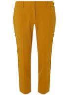 Dorothy Perkins Petite Ochre 'naples' Ankle Grazer Trousers